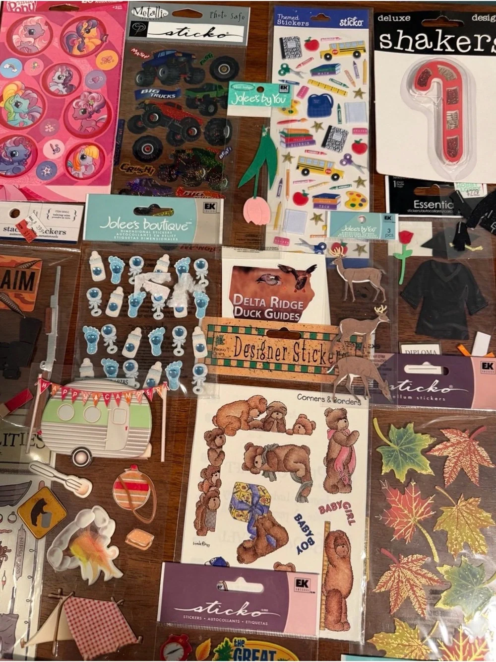 Jolees Boutique, Sticko, Disney and so many more! Sticker lot #9